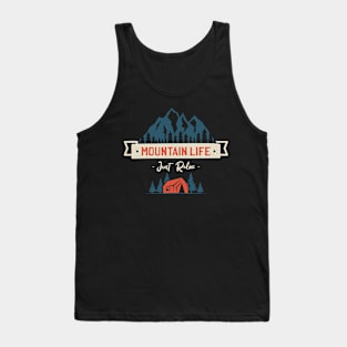 mountain life by trumpkins design Tank Top